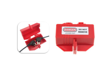 120mm Plug Lock Power Cord Lockout Industrial safety LOCKOUT TAGOUT ENG ...