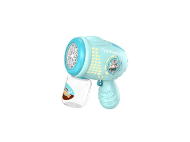 Blue 10 Holes Automatic Bubble Gun Blower Bubble Machine Gun Bubble ...