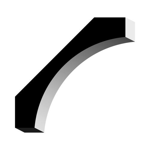 C86 Primed Finger Joint Pine Crown LF 16'