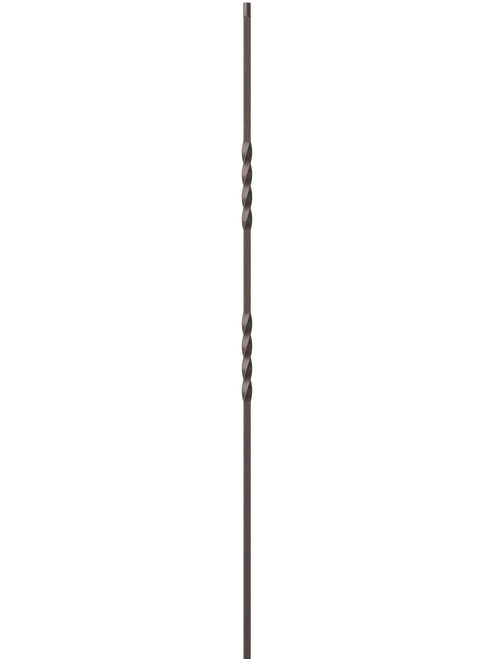 LIH-2TW44 Oil Rubbed Bronze 1/2 in Iron Baluster 44"