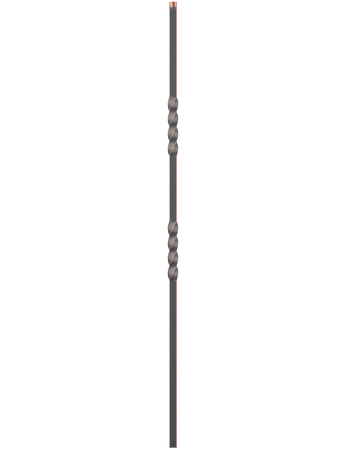 LIH-MG2TW44 Oil Rubbed Copper 3/4 in Iron Baluster 44"