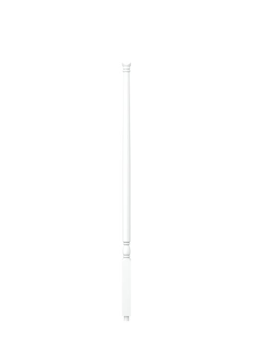 SW-5141 Primed Primed Square Top Wood Baluster 41"