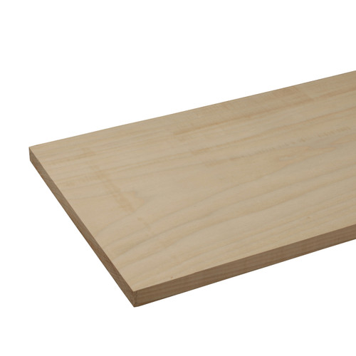 P1X12 Unfinished Poplar S4S Board 6'