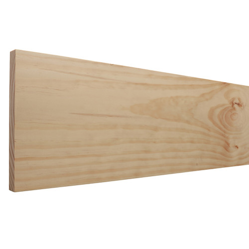 1X8 Unfinished Clear Radiata Pine Board 8'