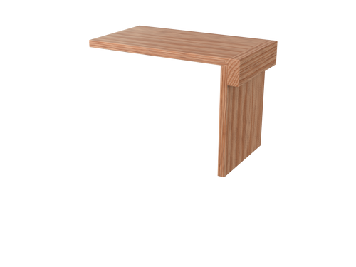 LJ-8872 Unfinished White Oak Craftsman False Tread Kit