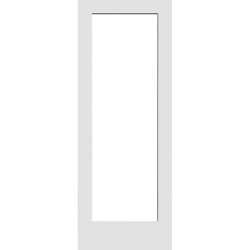 1 Lite Shaker Clear Primed Finger Joint Pine 2'0" x 6'8" Door