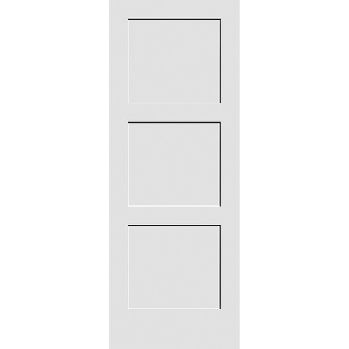 3 Panel Shaker Primed Finger Joint Pine 2'4" x 8'0" Door
