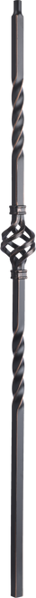 LIH-MG1BASK44 Oil Rubbed Copper 3/4 in Iron Baluster 44"