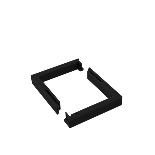 Low Sheen Black Metal Newel Insert 4101G