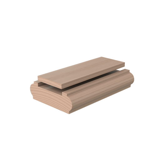 LJAN-6006/07 Unfinished Maple Plowed 1-3/4-in Fillet 12'