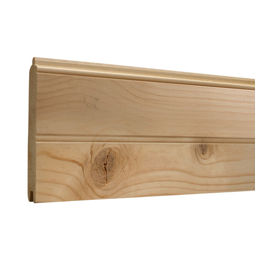 1X6 Southern Yellow Pine Rustic Reversible Edge & Center Bead / V-Groove 14'