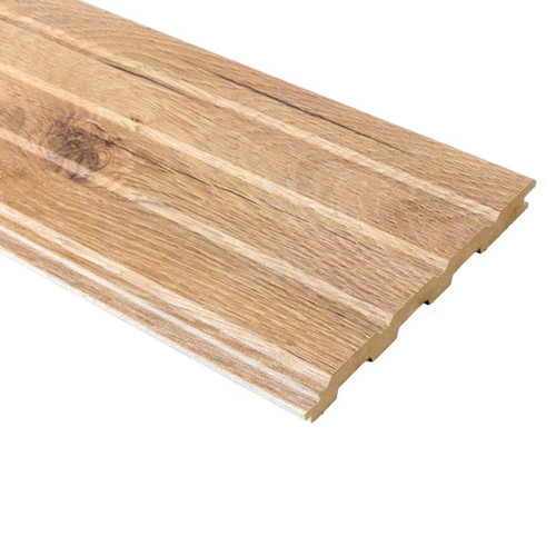 Sandalwood MDF Tongue and Groove Fluted Wall Plank 8"