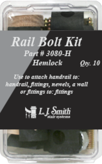 LJ-3080-H Rail Bolt Kit 10-Pack