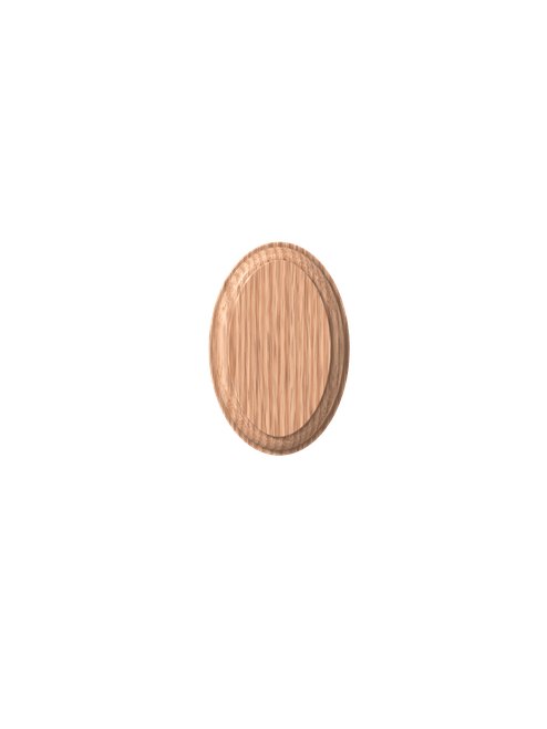LJ-7027N-O Oval Rosette