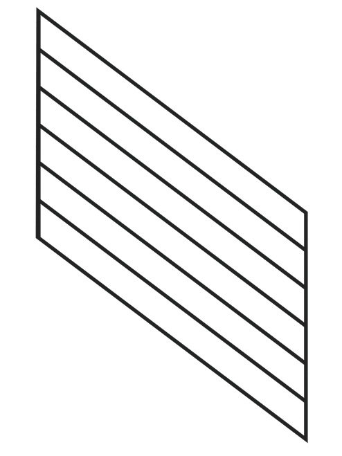 PR-K3636-LSB Rake Metal Panel