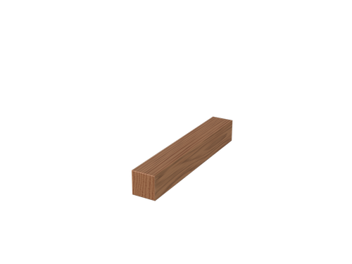 LJ-8895-1234-WO Square Cove or Shoe Moulding