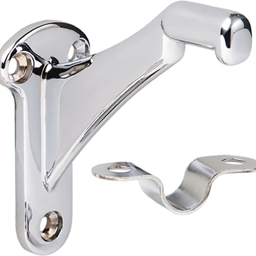 LJ-3012 Polished Chrome Wall Rail Bracket