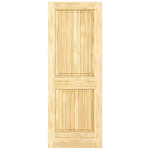 1-3/8-in. 2 Panel Vertical Grain Pine 1'3" x 6'8" Door