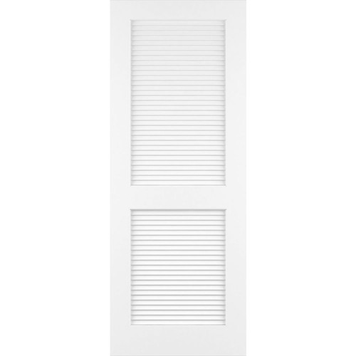 Louver/Louver Primed Pine 2'6" x 6'8" Door