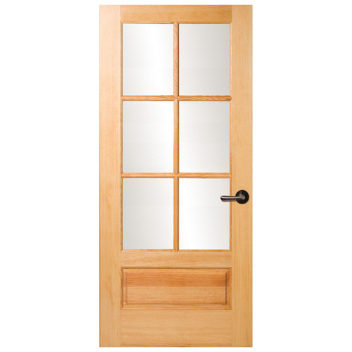1-3/4-in. 6 Lite 1 Panel Fir 3'0" x 6'8" Door