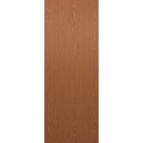 1-3/4-in. Flush  Oak Grain Fiberglass 3'0" x 8'0" Door