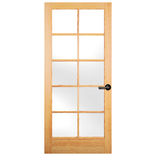 1-3/4-in. 10 Lite Fir Low-E 3'0" x 8'0" Door