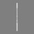 LJ-5067 Primed Gloss Prime Sqaure Top Wood Baluster 38"