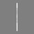 LJ-5004 Primed Gloss Prime Square Top Wood Baluster 38"