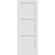 3 Panel Shaker Primed Finger Joint Pine 2'8" x 8'0" Door