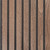 Dark Walnut MDF Slat Wall Plank 8'