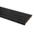 Black MDF Tongue and Groove Fluted Wall Plank 8"