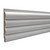 White MDF Tongue and Groove Reeded Wall Plank 8'
