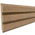 Oak MDF Tongue and Groove Slat Wall Plank 8'
