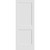 1-3/4-in. Shaker 2 Panel Primed Finger Joint Pine 3'0" x 6'8" Door