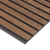 10' Fluted Dark Walnut MDF Wall Plank