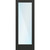 Nova 90 Direct Glazed 1-Lite Clear Glass / Black Onyx 3'0" x 8'0" Door