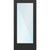 Nova 90 Direct Glazed 1-Lite Translucent Glass / Black Onyx 3'0" x 6'8" Door