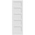 1-3/4-in. Shaker 5 Panel Primed MDF Overlay 2'8" x 8'0" Door