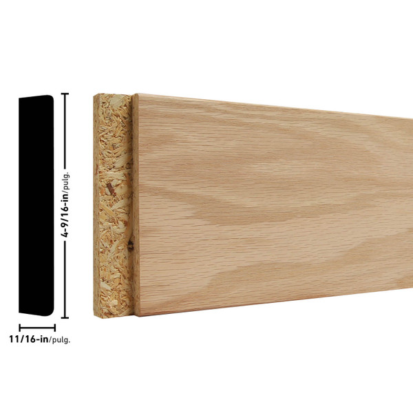 4916 Unfinished Oak Jamb 6'8"