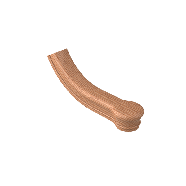 SW-7010 Unfinished Red Oak Non Plowed Starting Easing