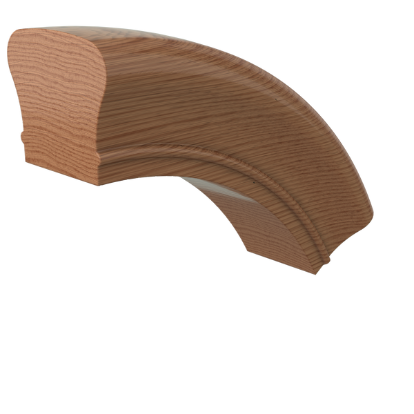 S-7213 Unfinished White Oak Non Plowed Over Easing