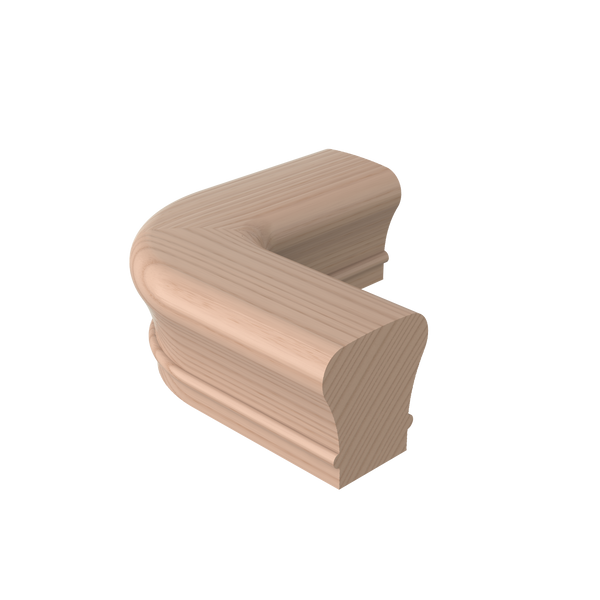 S-7011 Unfinished Maple Non Plowed Quarter Turn