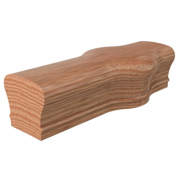 S-N7220 Unfinished Red Oak Non Plowed Tandem Cap