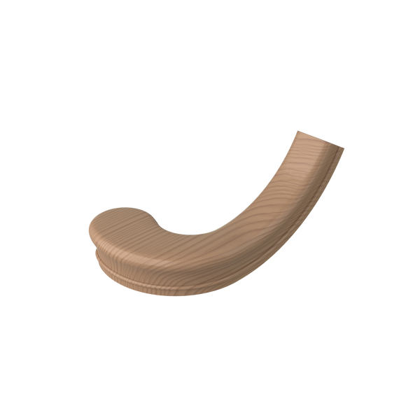 S-7040 Unfinished Poplar Non Plowed Left Hand Turnout