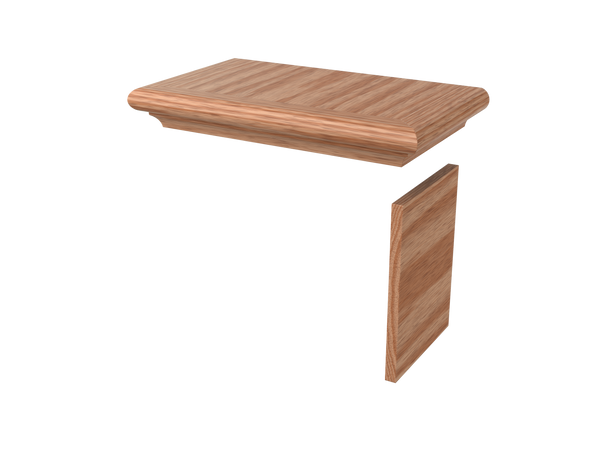 LJ-8279 Red Oak False Tread and Riser Kit