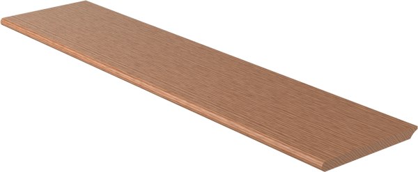 8N7310 Red Oak Plain Tread Cove Back Edge 48"