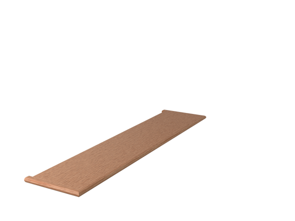 807011 Red Oak Miter Return Both Ends Tread 54"