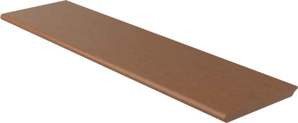 8N7310 3S White Oak Plain Tread Cove Back Edge 42"