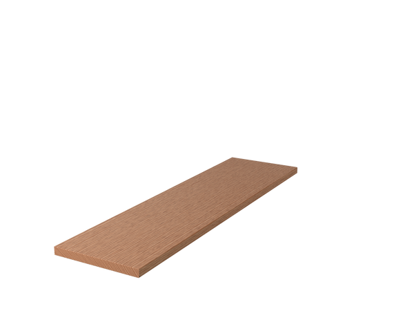 887011 Red Oak Plain Square Nose Tread 42"