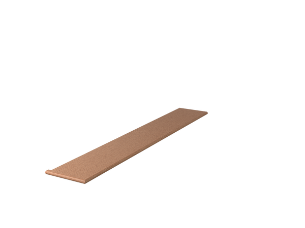 S-8070MR Red Oak Miter Return Reversible Tread 72"